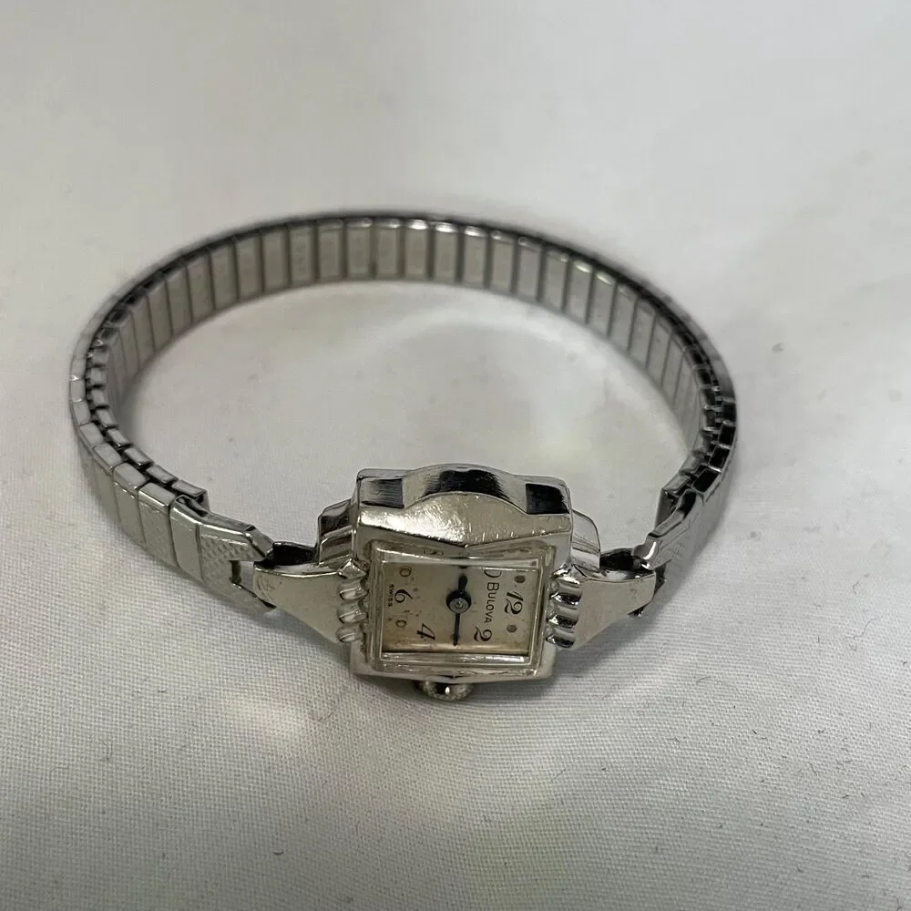 Art Deco Mid Century Bulova Ladies Watch beautiful working condition from 1959